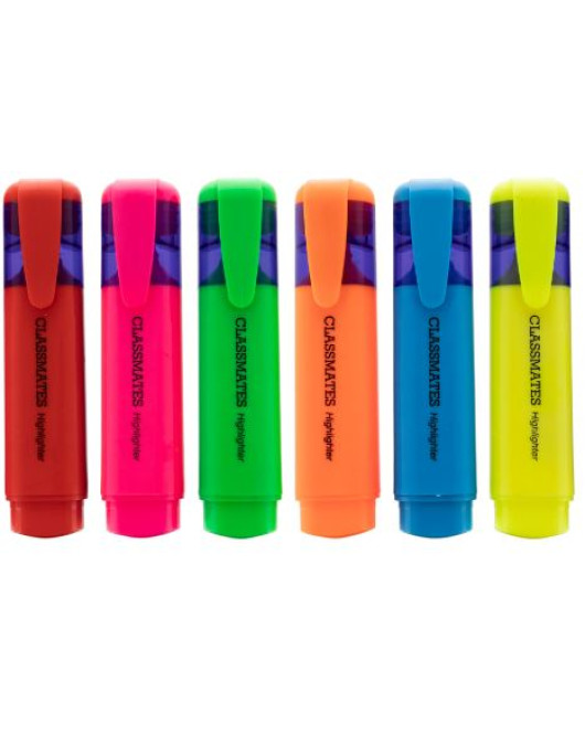 Highlighters Asstd Pk6