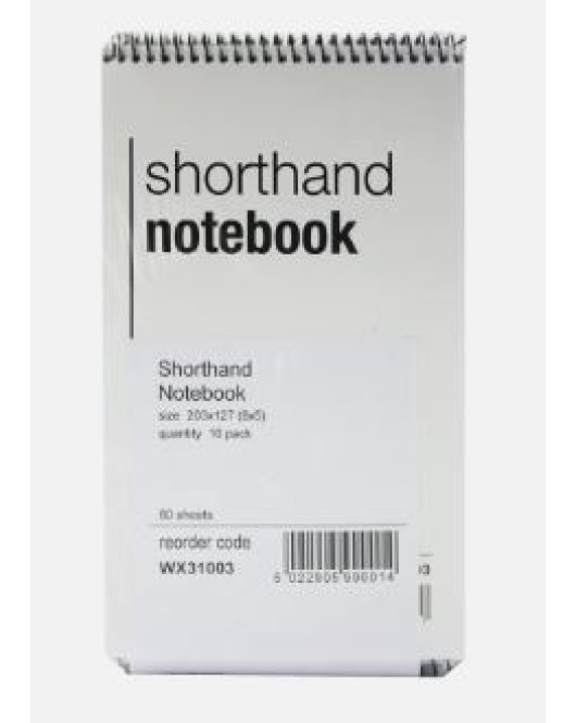 Shorthand Notepads Pk10