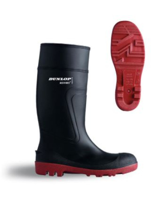 Black Midsole Safety Wellington