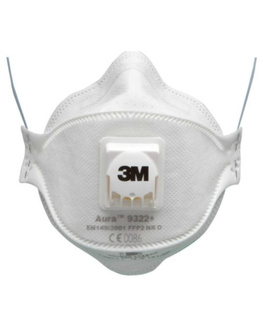 3M FFP2 Valved Face Mask 9322+ pk10