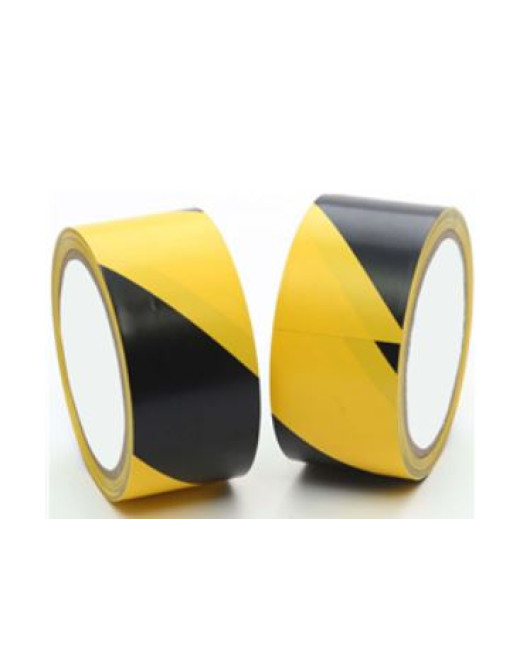BLACK/YELLOW Hazard Tape