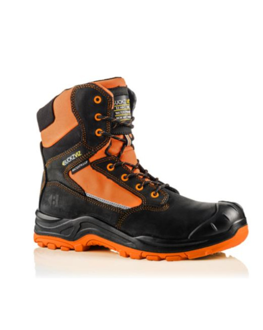 Buck-Viz High Visibility Waterproof Safety Lace/Zip Boot