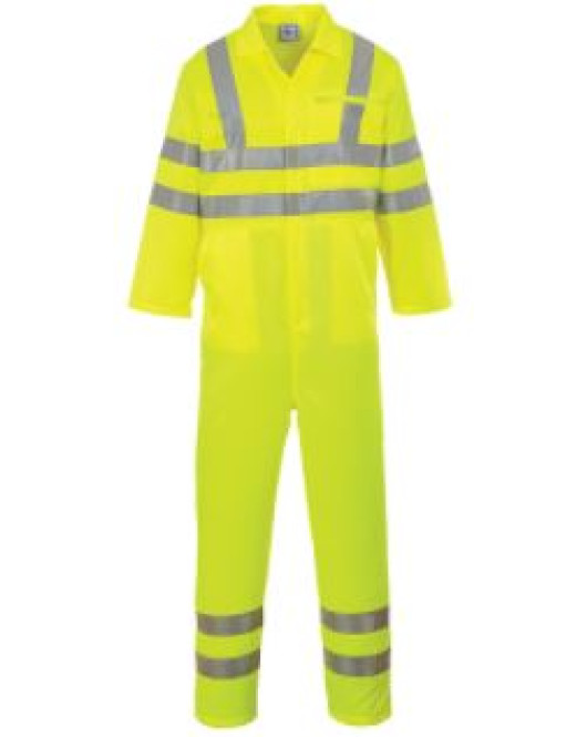 Portwest Yellow Hi-Viz Coverall