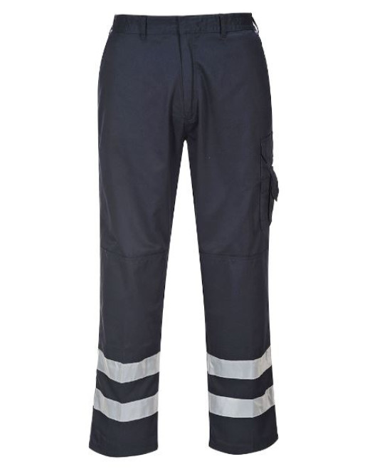 Portwest Iona Safety Combat Trousers Navy