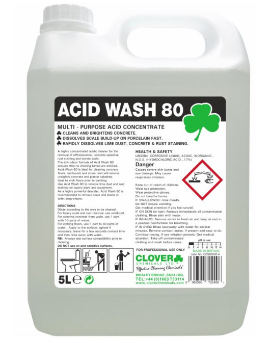CLOVER Acid Wash 5 Ltr