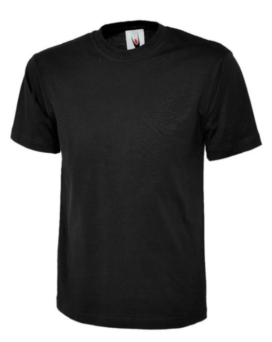 Round Neck Black T-Shirt