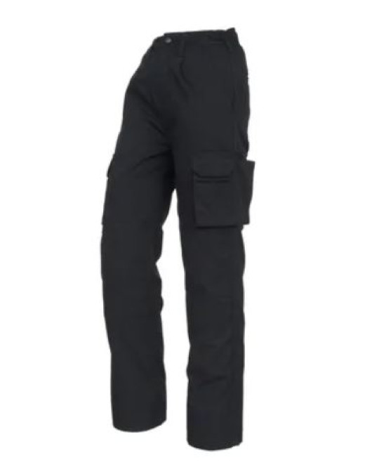 Orn Black Cargo Trousers