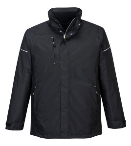 Portwest Black Winter Coat