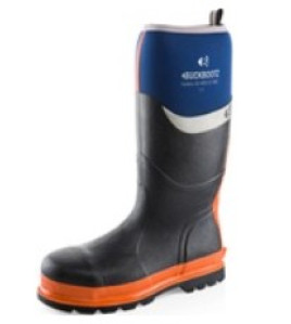 Buck-Viz Blue/Orange Safety Wellingtons BBZ8000