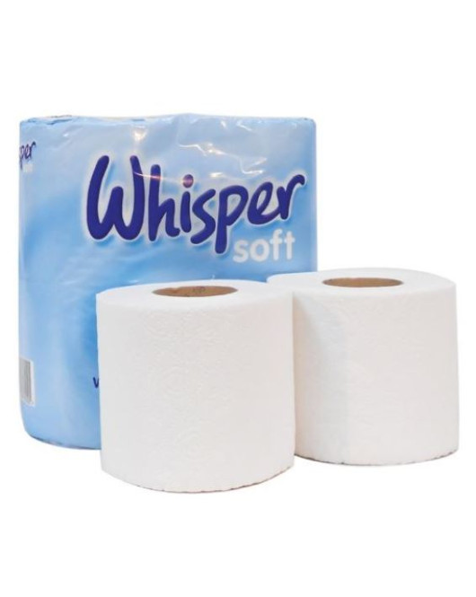 Luxury Toilet Roll WHISPER SOFT Pk40