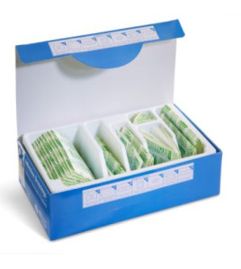 CLICK MEDICAL BLUE DETECTABLE PLASTERS ASSORTED Pk120
