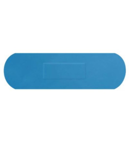 HYGIO PLAST BLUE DETECTABLE PLASTERS SENIOR STRIP Pk100