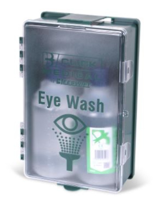CLICK MEDICAL EYEWASH BOXED STATION 2x500ml