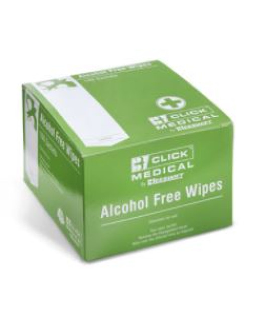 CLICK MEDICAL ALCOHOL FREE WIPES Bx100