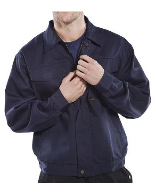 SUPER CLICK PC 9oz JACKET NAVY