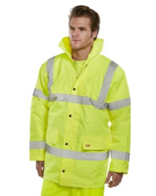 Hi Viz Traffic Jacket (Yellow)
